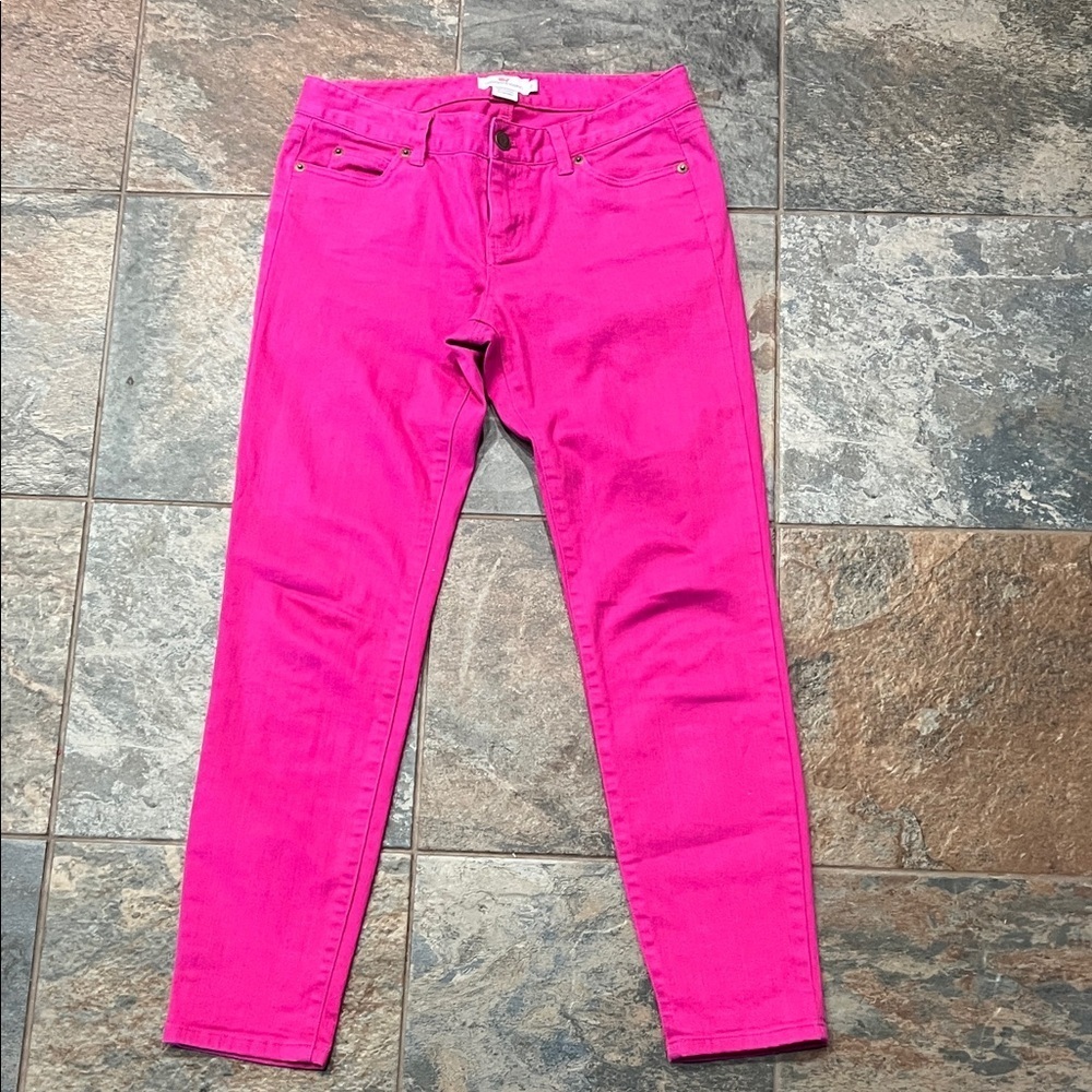 Vineyard Vines Women's Skinny Jeans in Hot Pink